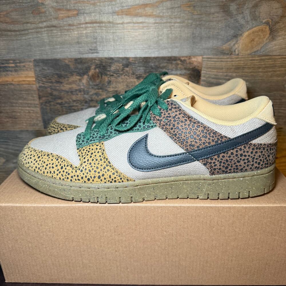 Nike Dunk Low 'Safari' Sneakers - Size 13